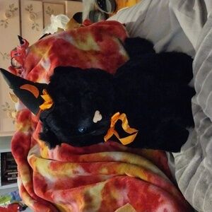 Fiesta Black Cat Halloween 8876 America Wego 1991 Trick Or Treat Plush